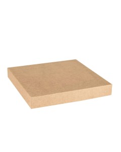 Wieko pełne Kwadrat, kraft, 15 x 15 x 2cm